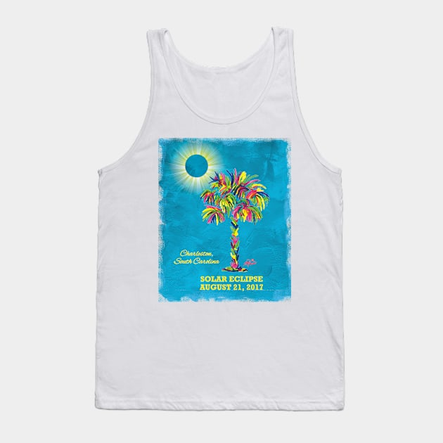 Solar Eclipse 2017 - South Carolina Tank Top by janmarvin